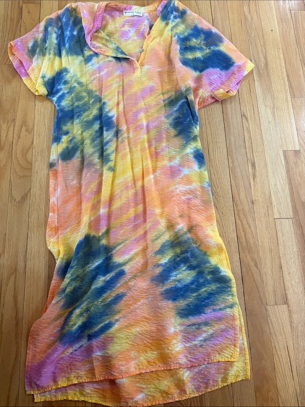Electric & Rose Tie-Dye Short Sleeve dress, like new